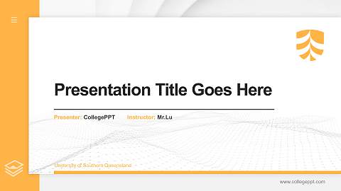 University of Southern Queensland Thesis Proposal/Graduation Defense PPT Template