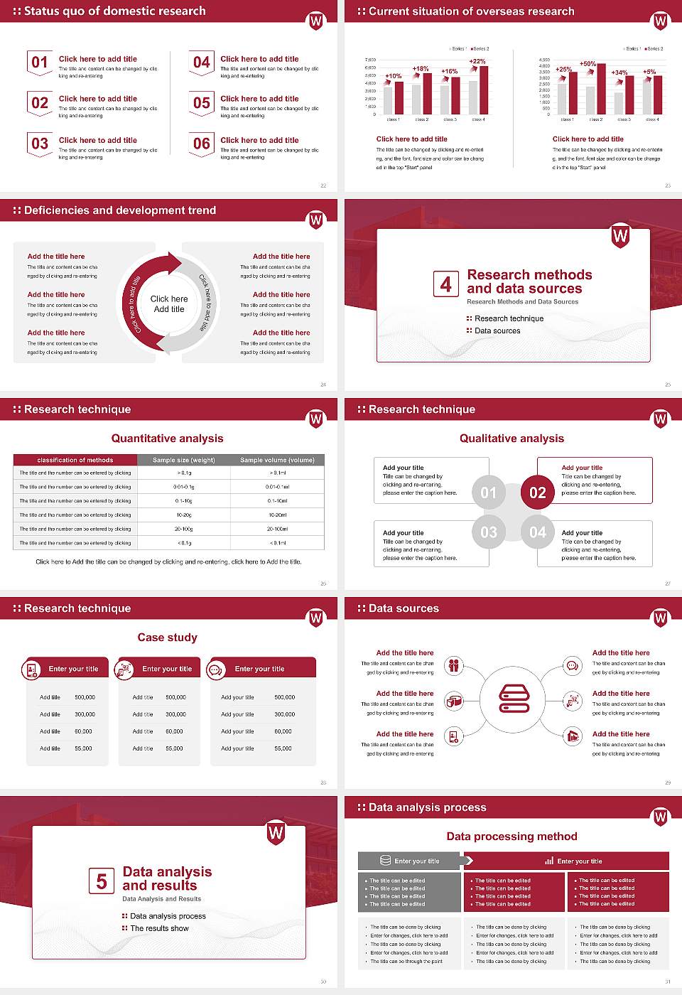 Western Sydney University Graduation Thesis Defense PPT Template16:9 ratio PPT effect preview image4