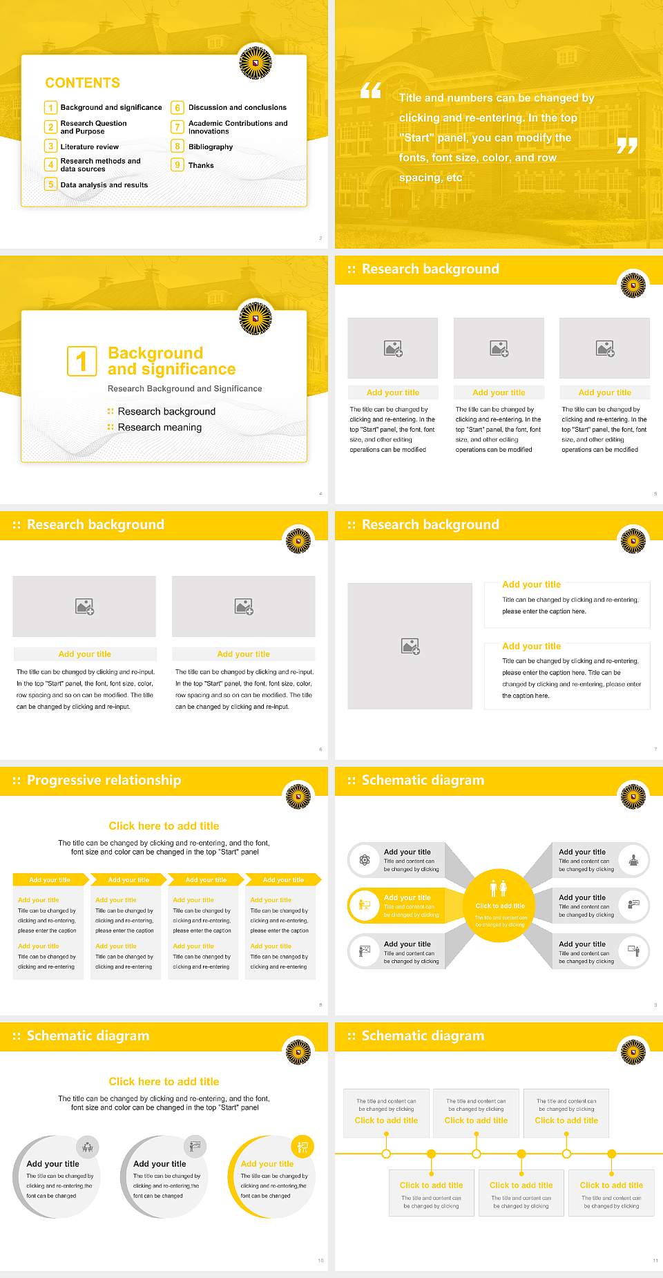 University College Utrecht Graduation Thesis Defense PPT Template4:3 ratio PPT effect preview image2