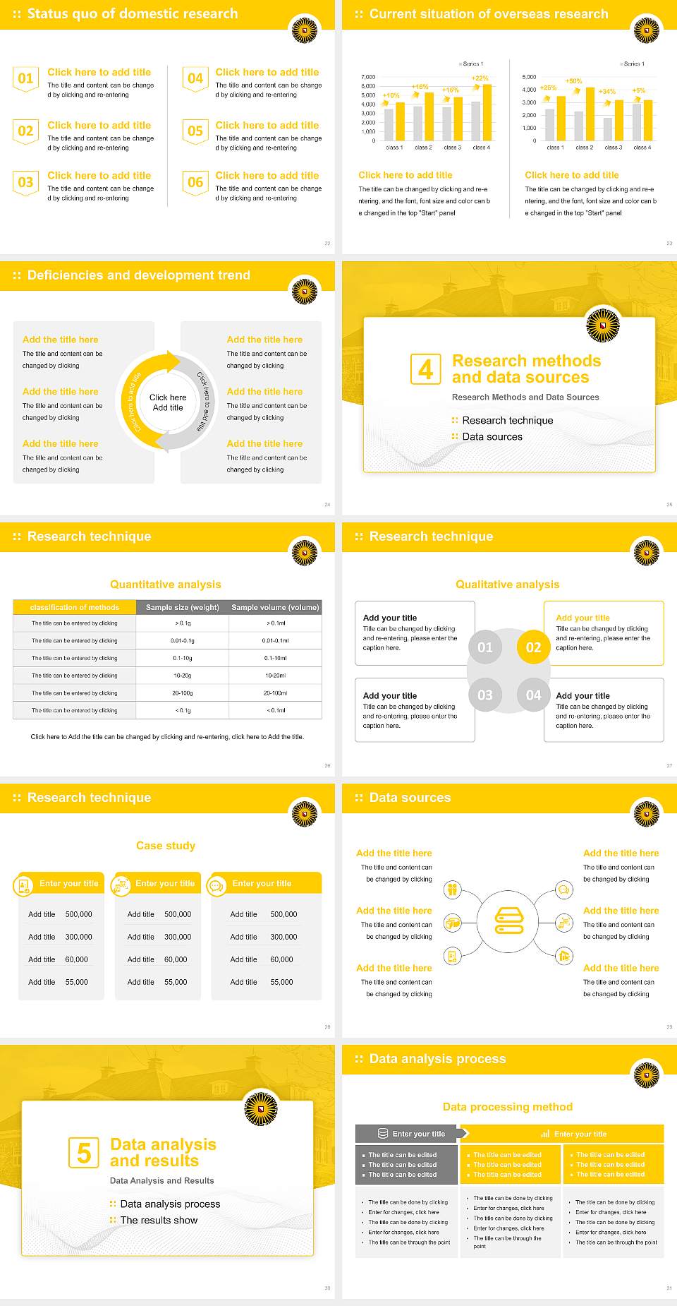 University College Utrecht Graduation Thesis Defense PPT Template4:3 ratio PPT effect preview image4