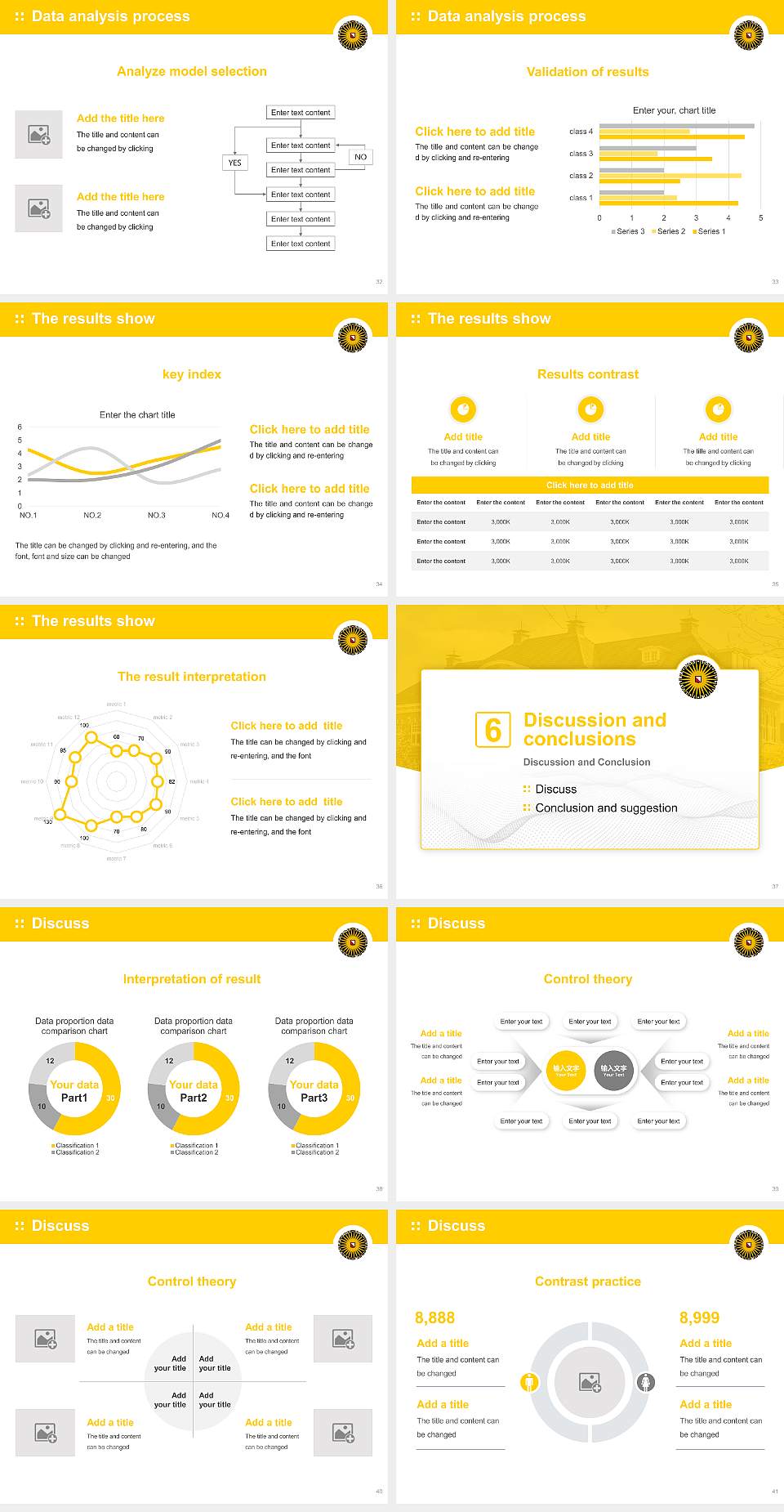 University College Utrecht Graduation Thesis Defense PPT Template4:3 ratio PPT effect preview image5