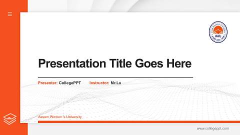 Assam Women ‘s University Thesis Proposal/Graduation Defense PPT Template