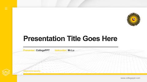 Utrecht University Thesis Proposal/Graduation Defense PPT Template
