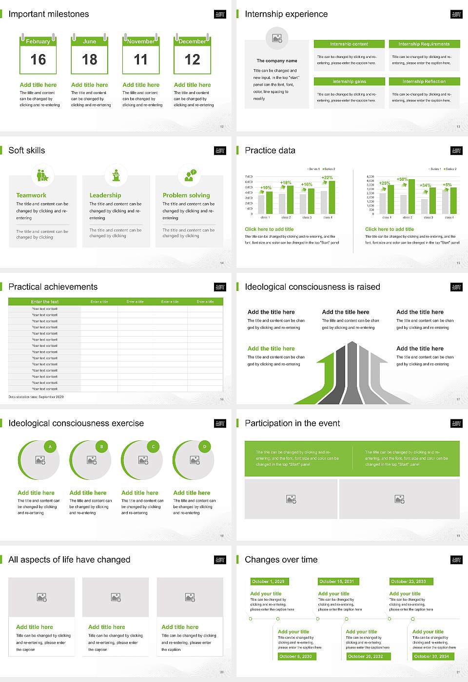 Auckland University of Technology National Scholarship Defense PPT Template16:9 ratio PPT effect preview image3