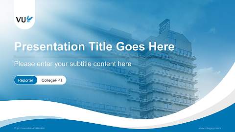 Vrije Universiteit Amsterdam Lecture Sharing and Networking Event PPT Template