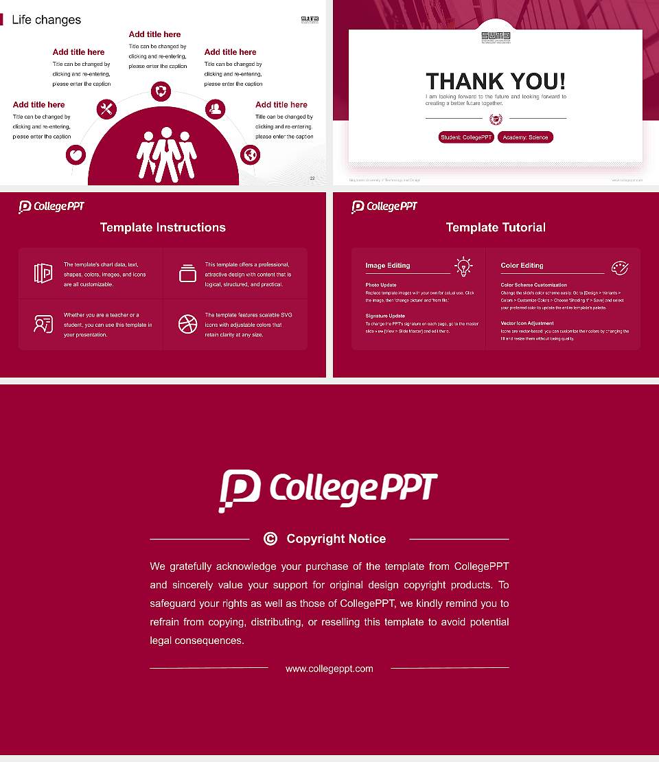 Singapore University of Technology and Design National Scholarship Defense PPT Template16:9 ratio PPT effect preview image4