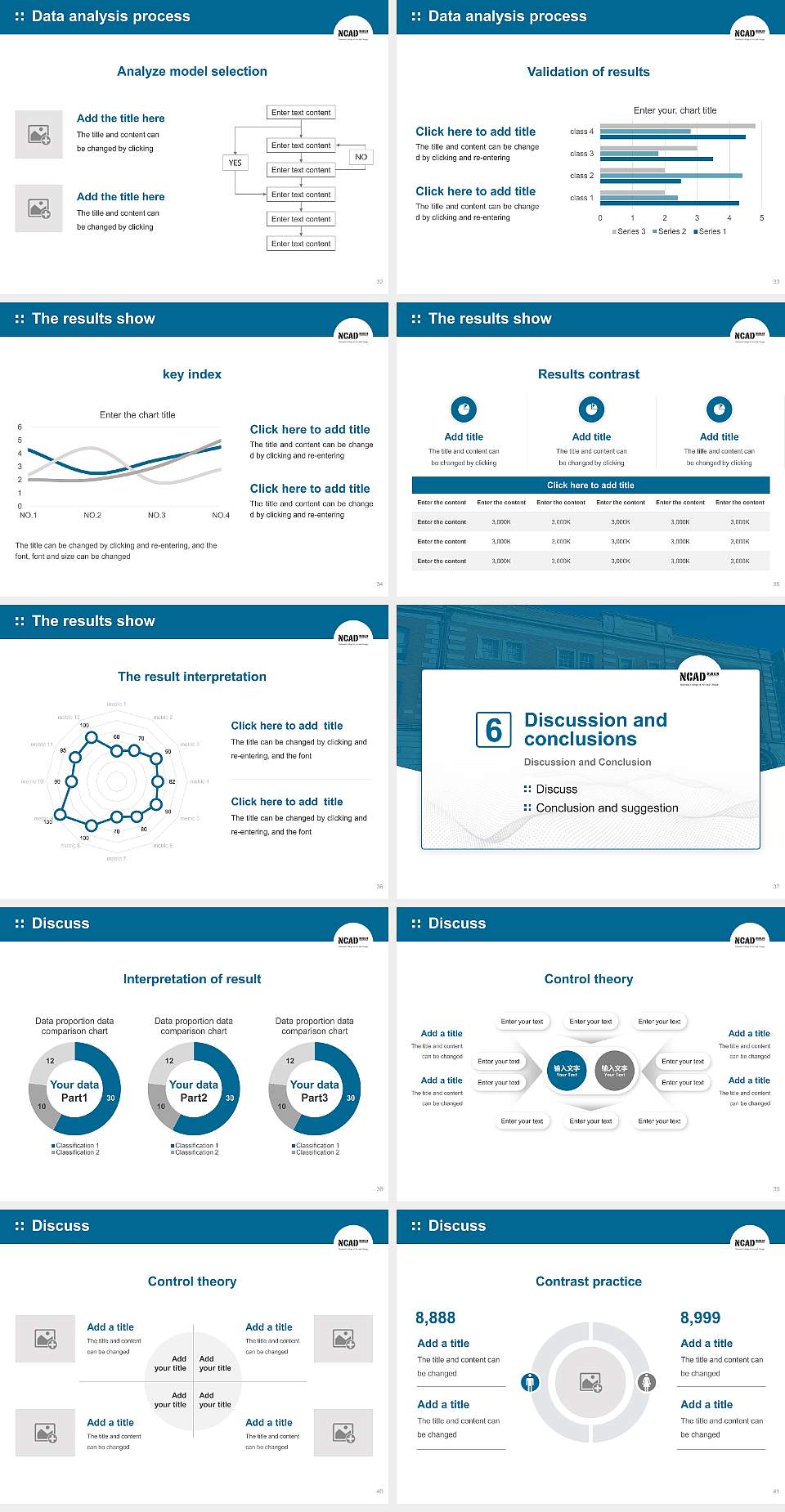 National College of Art and Design Graduation Thesis Defense PPT Template4:3 ratio PPT effect preview image5