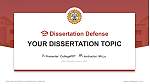 AIPH University Graduation Thesis Defense PPT Template