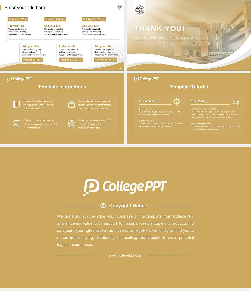Atmiya University Lecture Sharing and Networking Event PPT Template16:9 ratio PPT effect preview image4