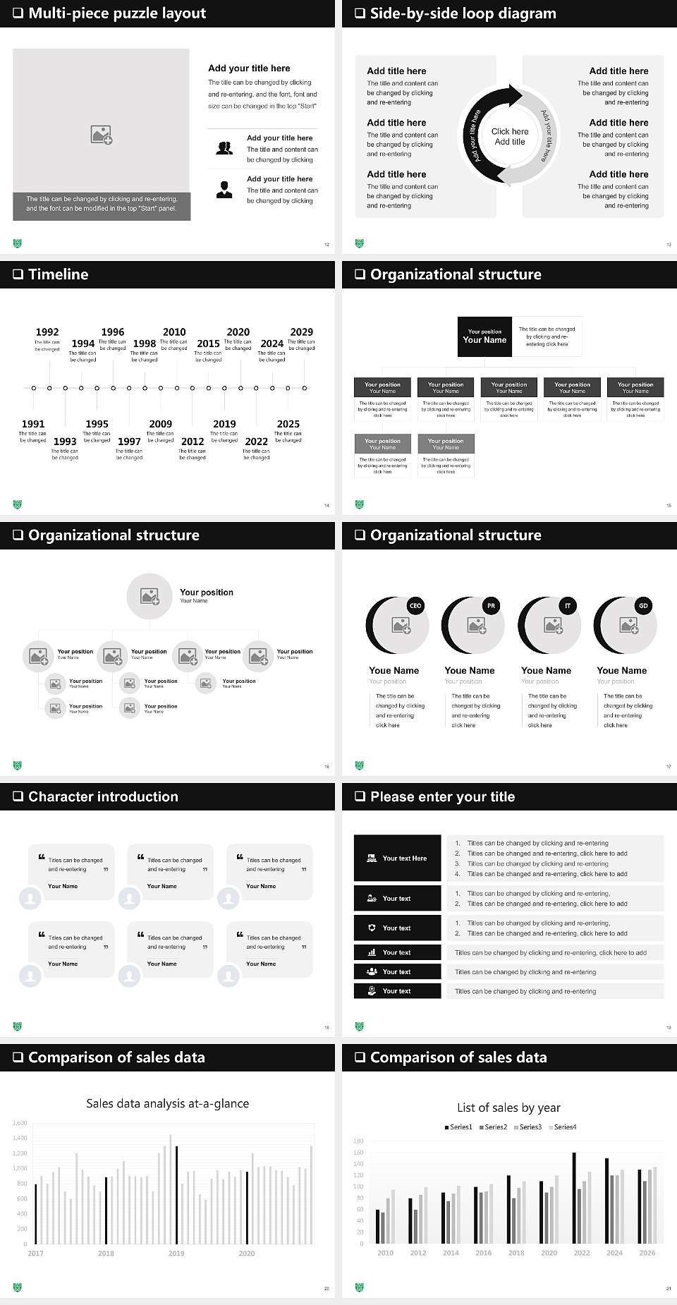CMJ University General Purpose PPT Template4:3 ratio PPT effect preview image3