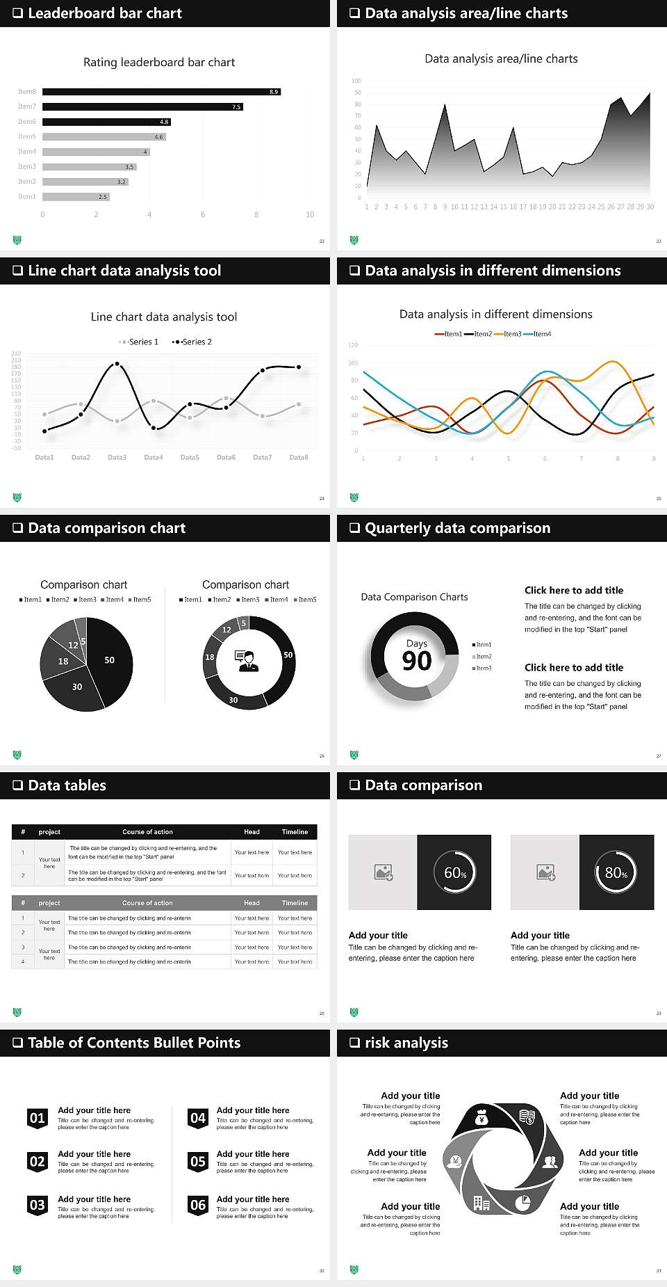 CMJ University General Purpose PPT Template4:3 ratio PPT effect preview image4