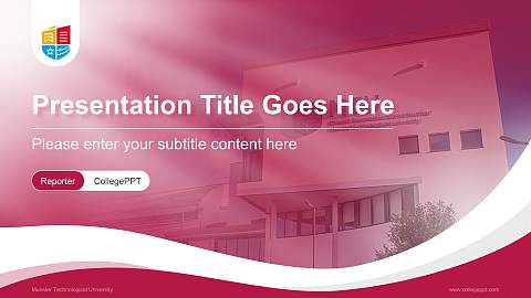 Munster Technological University Lecture Sharing and Networking Event PPT Template