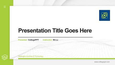 Wellington Institute of Technology Thesis Proposal/Graduation Defense PPT Template