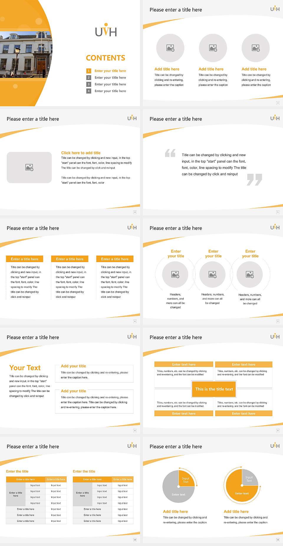 University of Humanistic Studies Course/Courseware Creation PPT Template4:3 ratio PPT effect preview image2