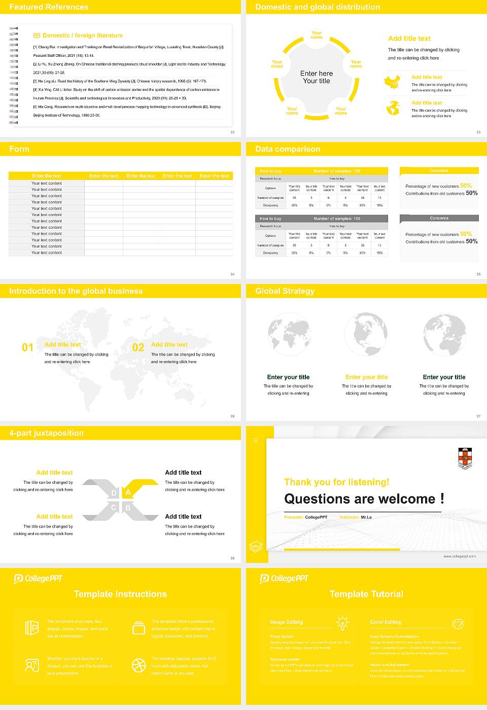 University of New South Wales Thesis Proposal/Graduation Defense PPT Template16:9 ratio PPT effect preview image4