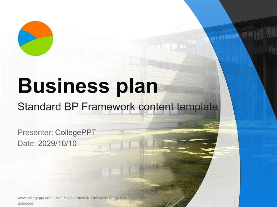 Van Hall Larenstein, University of Applied Sciences Competition/Entrepreneurship Contest PPT Template4:3 ratio PPT effect preview image9