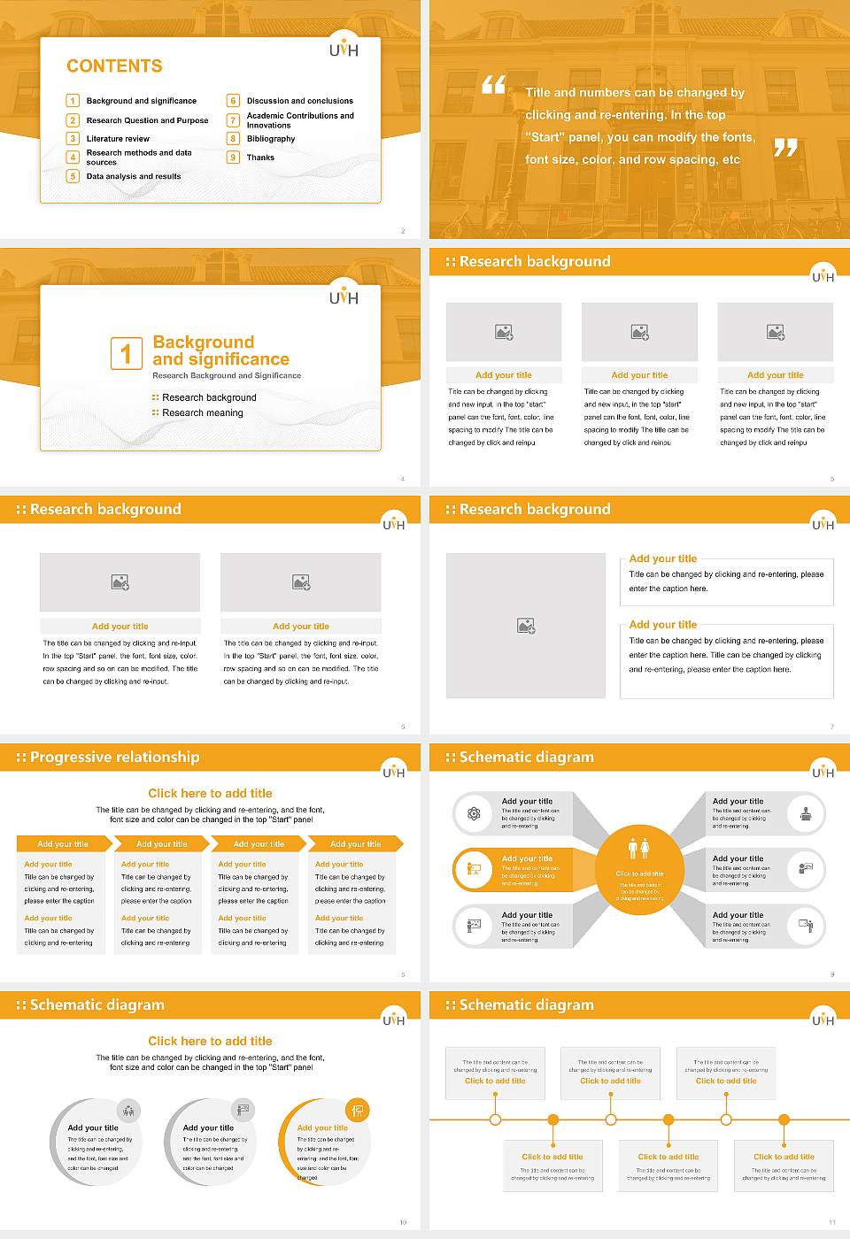 University of Humanistic Studies Graduation Thesis Defense PPT Template16:9 ratio PPT effect preview image2