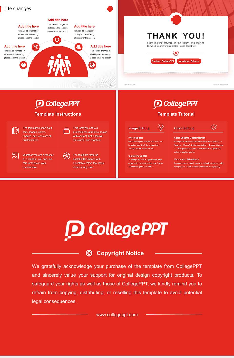 RMIT University National Scholarship Defense PPT Template4:3 ratio PPT effect preview image4