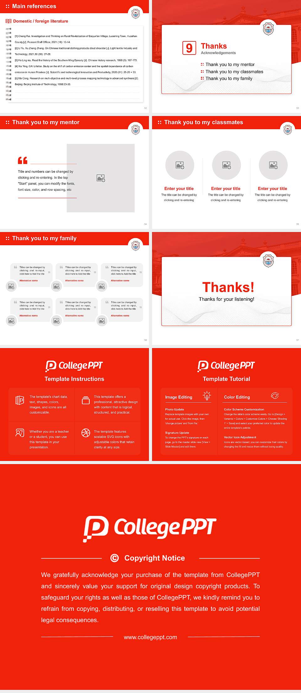 Barkatullah University Graduation Thesis Defense PPT Template4:3 ratio PPT effect preview image7