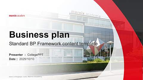 Marnix Academy Competition/Entrepreneurship Contest PPT Template