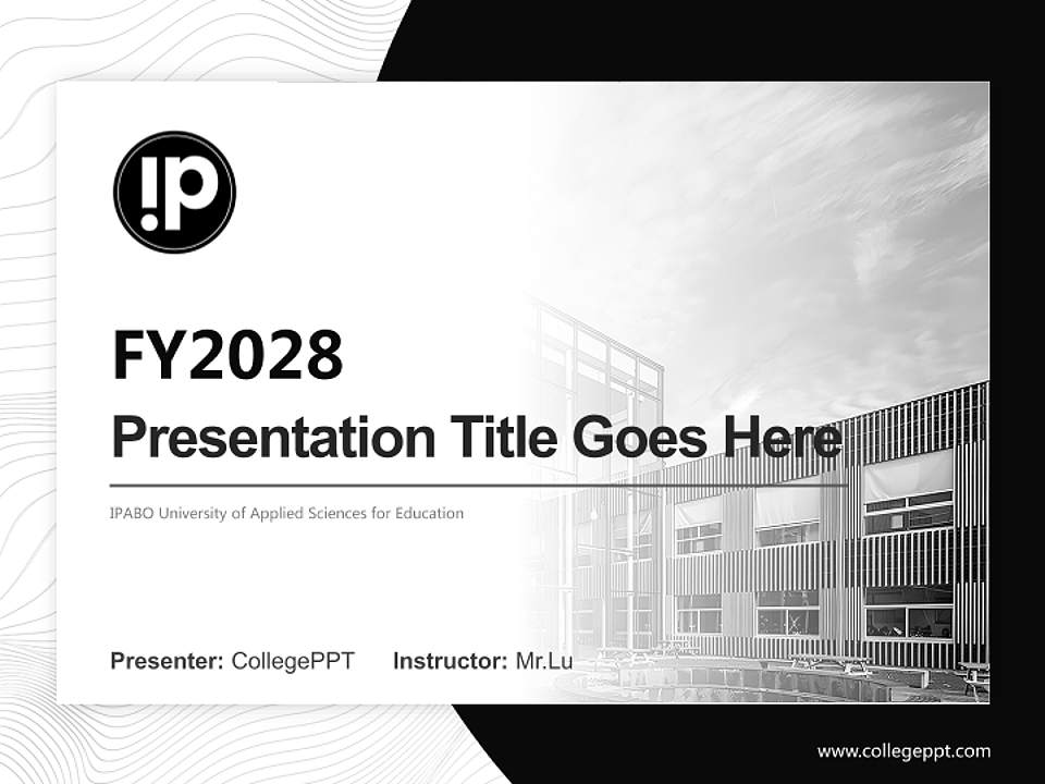 IPABO University of Applied Sciences for Education Academic Presentation/Research Findings Report PPT Template4:3 ratio PPT effect preview image5