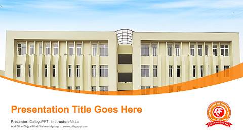 Atal Bihari Vajpai Hindi Vishwavidyalaya Course/Courseware Creation PPT Template