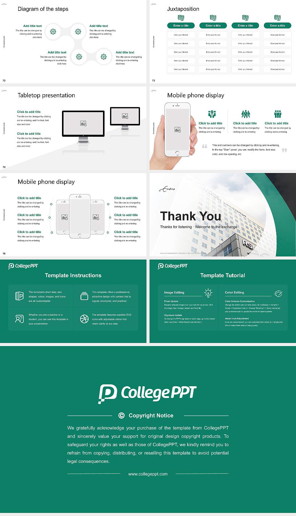 Erasmus University Rotterdam Competition/Entrepreneurship Contest PPT Template16:9 ratio PPT effect preview image9