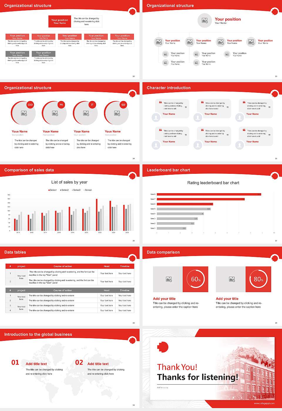 RMIT University Academic Presentation/Research Findings Report PPT Template16:9 ratio PPT effect preview image4