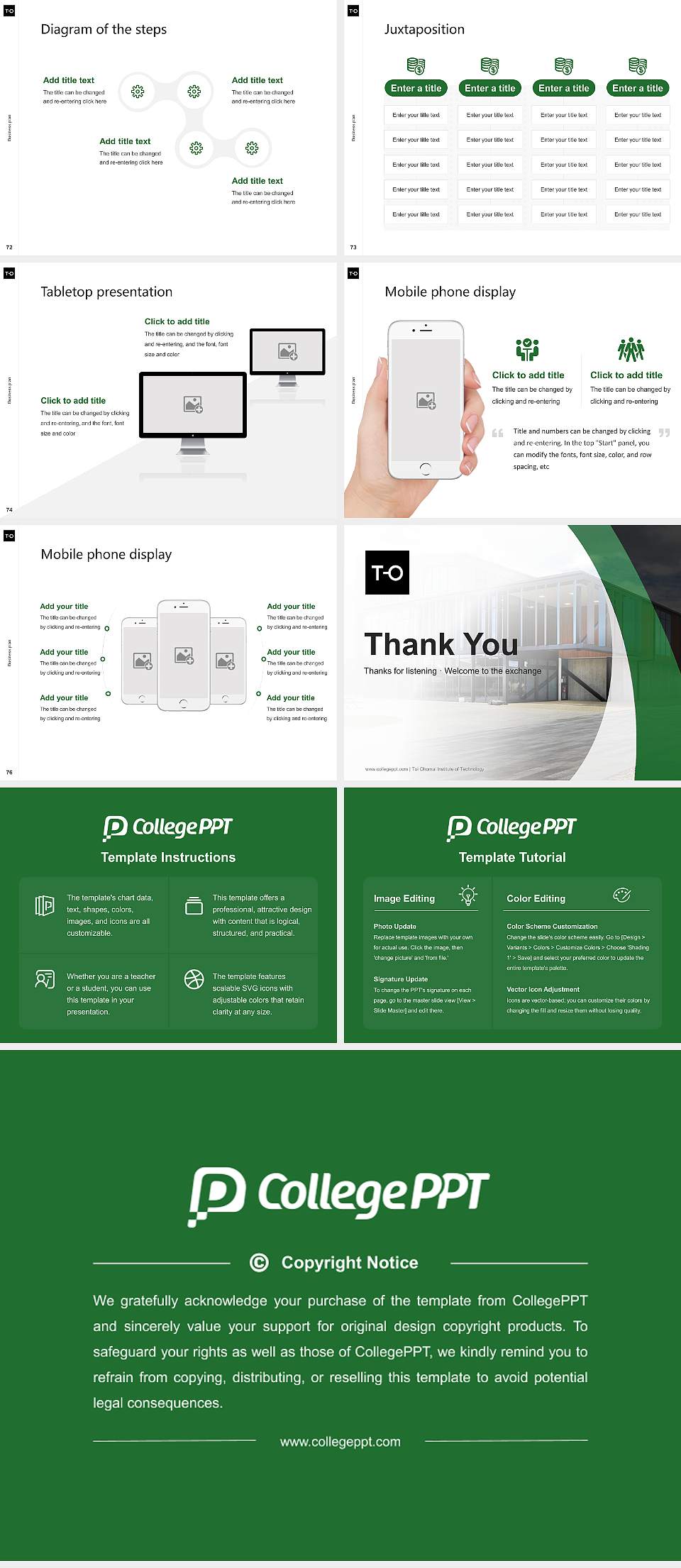 Toi Ohomai Institute of Technology Competition/Entrepreneurship Contest PPT Template4:3 ratio PPT effect preview image9