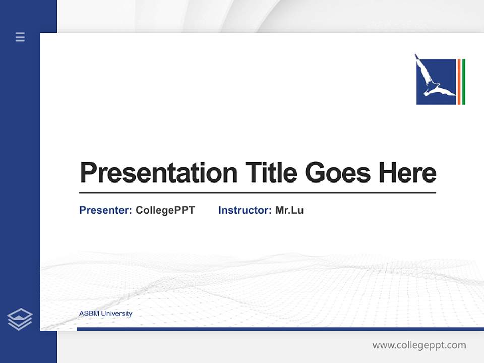 ASBM University Thesis Proposal/Graduation Defense PPT Template4:3 ratio PPT effect preview image5
