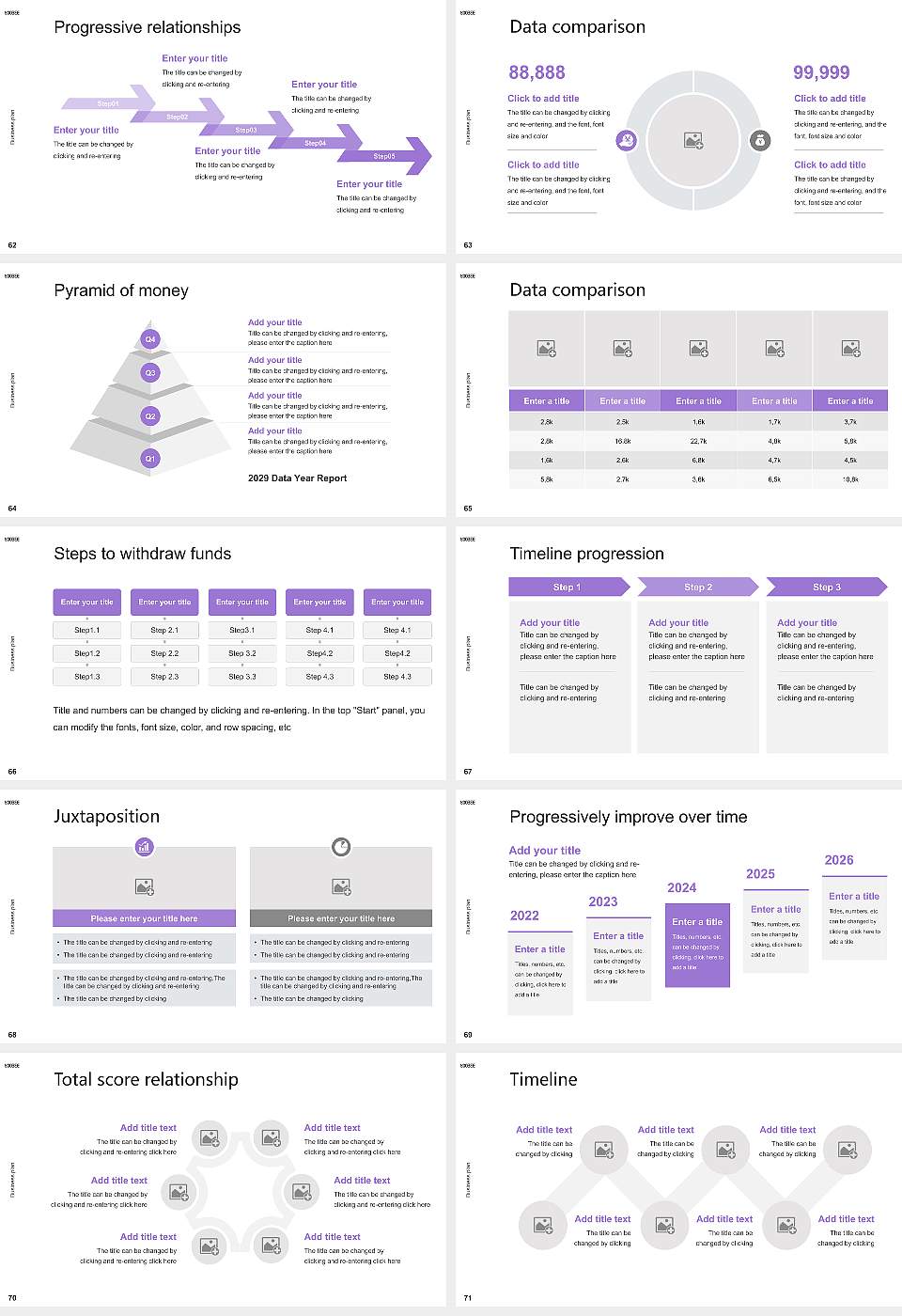 Yoobee College of Creative Innovation Competition/Entrepreneurship Contest PPT Template16:9 ratio PPT effect preview image8