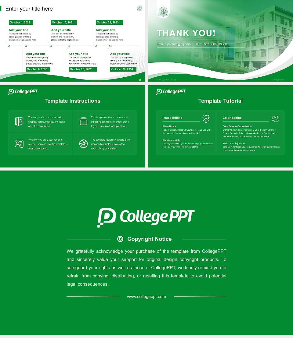 Assam Agricultural University Lecture Sharing and Networking Event PPT Template16:9 ratio PPT effect preview image4