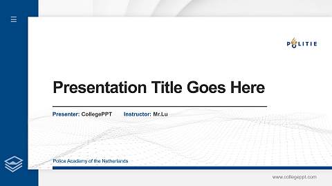 Police Academy of the Netherlands Thesis Proposal/Graduation Defense PPT Template