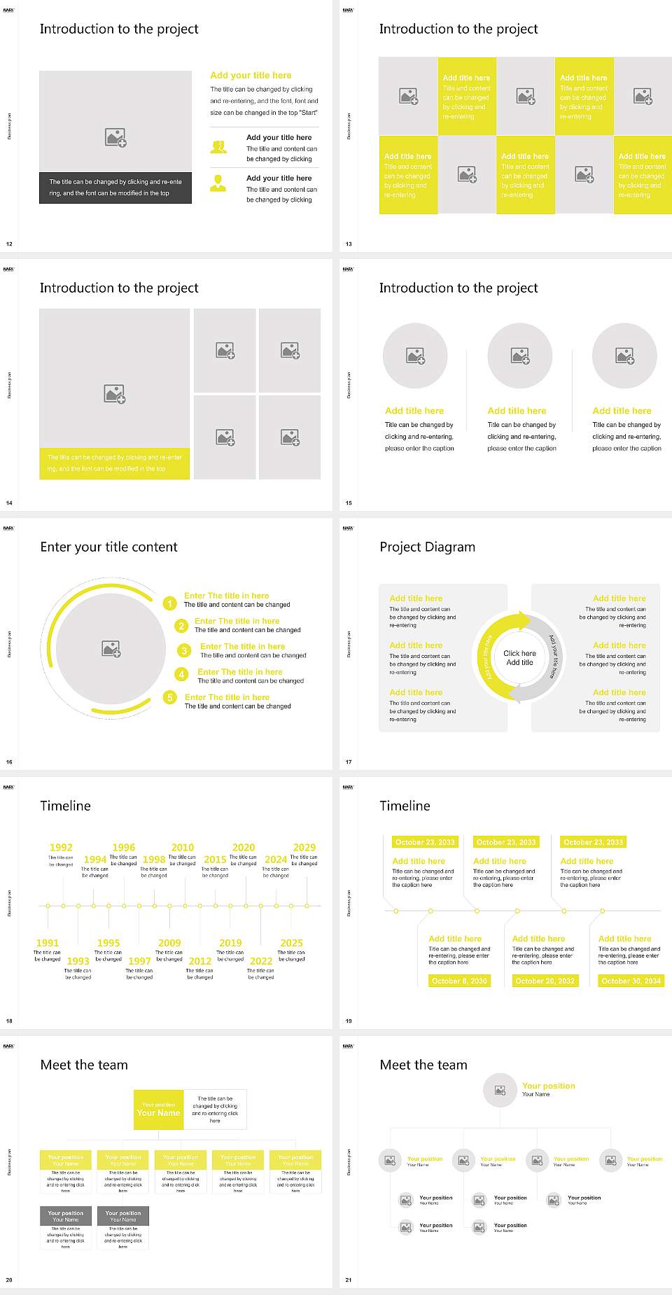 Nanyang Academy of Fine Arts Competition/Entrepreneurship Contest PPT Template4:3 ratio PPT effect preview image3