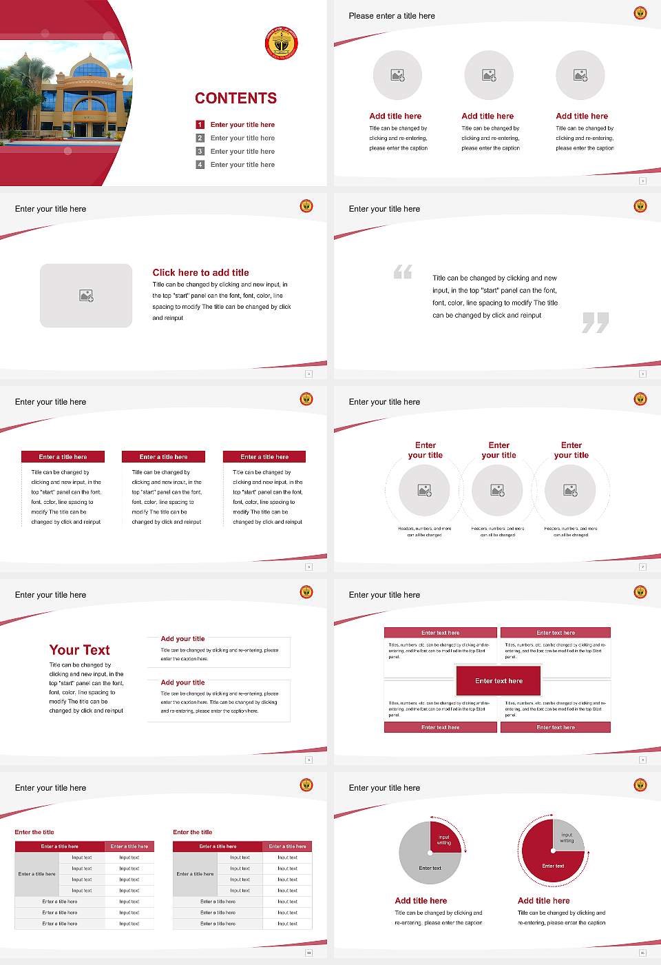 Chanakya National Law University Course/Courseware Creation PPT Template16:9 ratio PPT effect preview image2