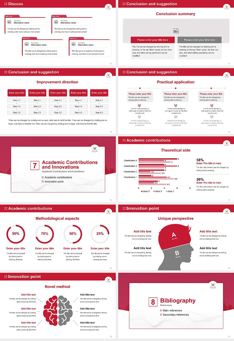 Saint Patrick’s College, Maynooth Graduation Thesis Defense PPT Template16:9 ratio PPT effect preview image6