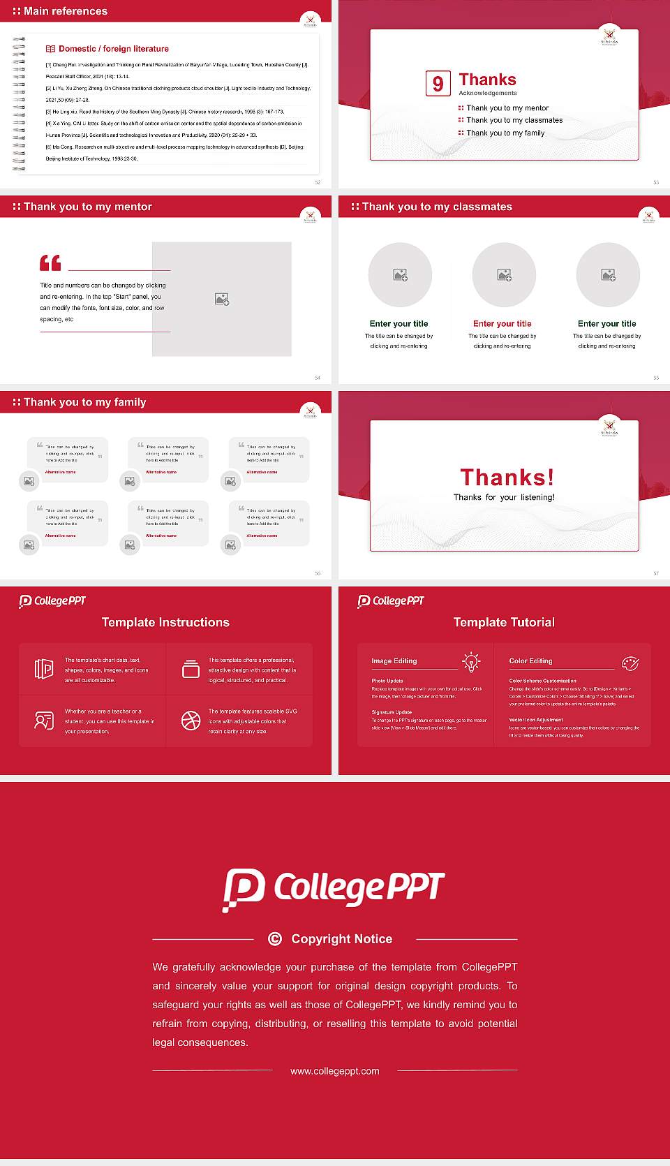 Saint Patrick’s College, Maynooth Graduation Thesis Defense PPT Template16:9 ratio PPT effect preview image7