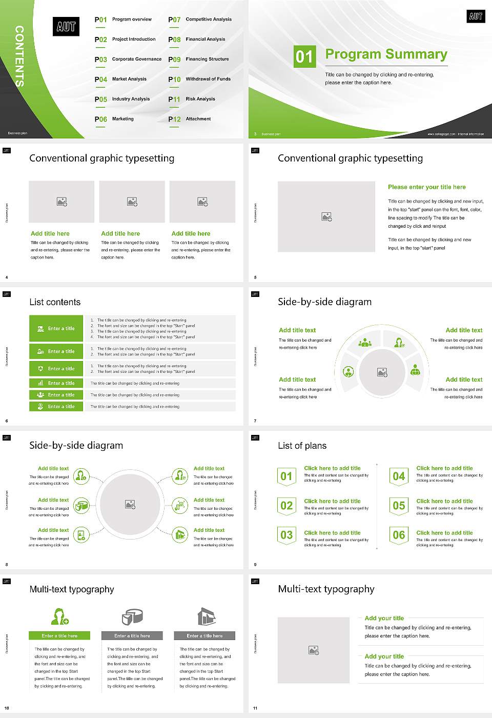 Auckland University of Technology Competition/Entrepreneurship Contest PPT Template16:9 ratio PPT effect preview image2
