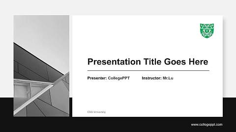 CMJ University General Purpose PPT Template