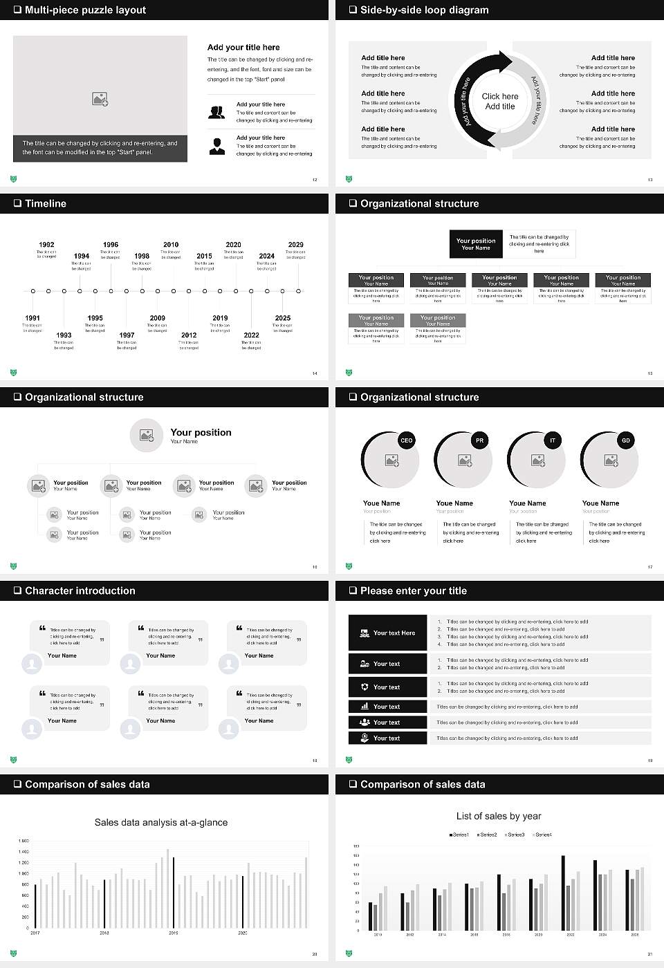 CMJ University General Purpose PPT Template16:9 ratio PPT effect preview image3