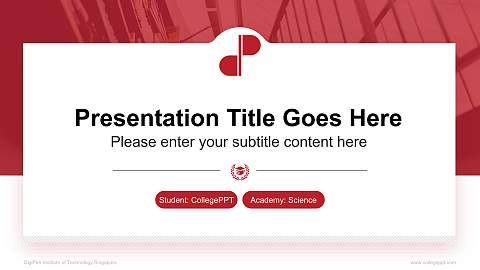 DigiPen Institute of Technology Singapore National Scholarship Defense PPT Template