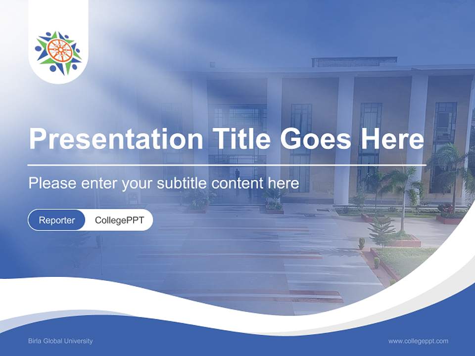 Birla Global University Lecture Sharing and Networking Event PPT Template4:3 ratio PPT effect preview image4