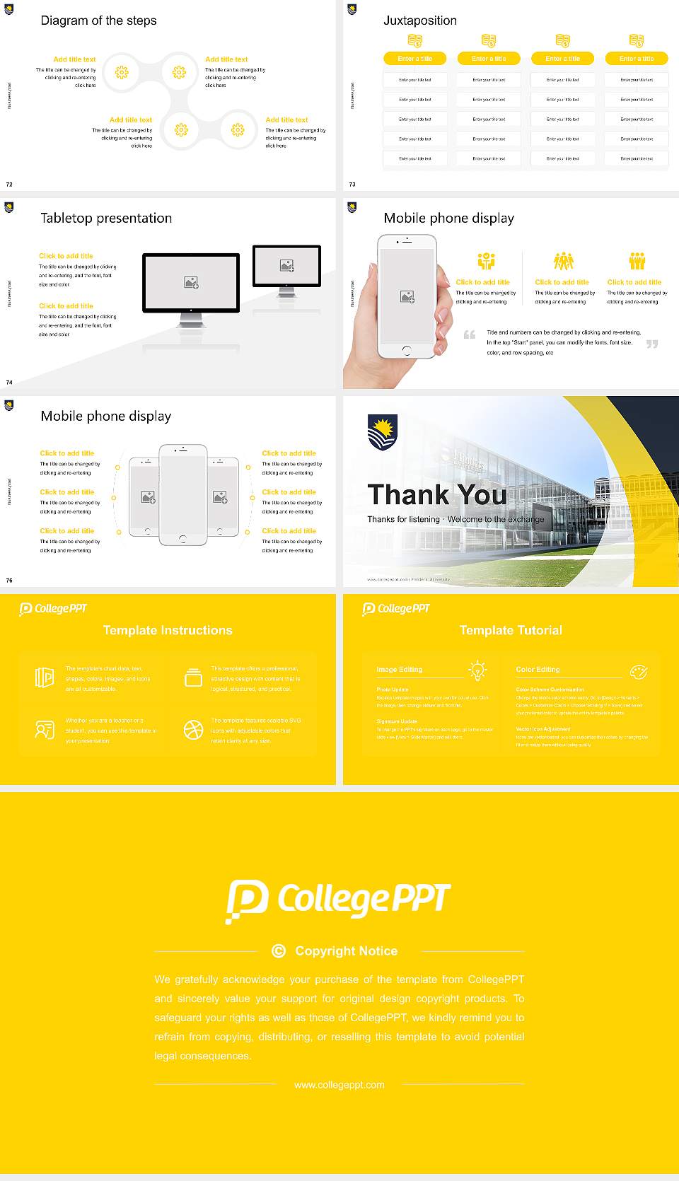 Flinders University Competition/Entrepreneurship Contest PPT Template16:9 ratio PPT effect preview image9