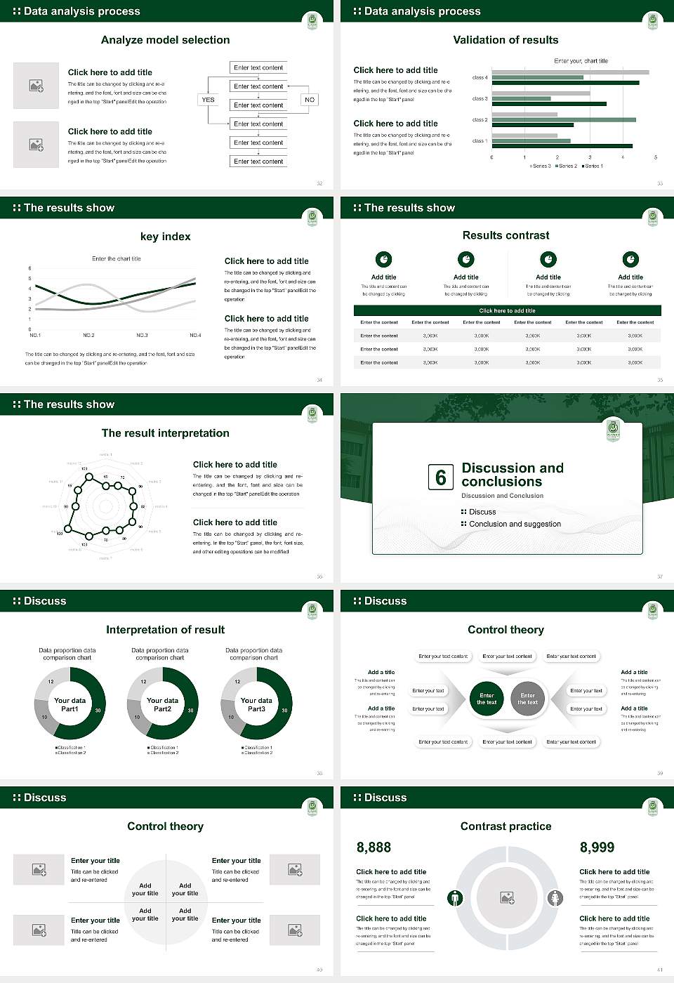 Al-Falah University Graduation Thesis Defense PPT Template16:9 ratio PPT effect preview image5