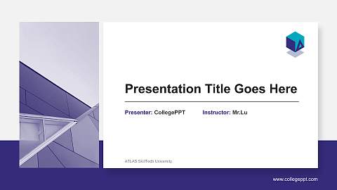 ATLAS SkillTech University General Purpose PPT Template