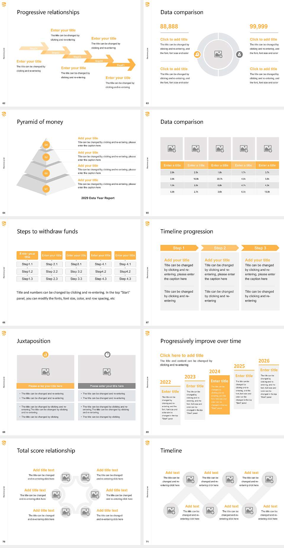 University of Southern Queensland Competition/Entrepreneurship Contest PPT Template4:3 ratio PPT effect preview image8