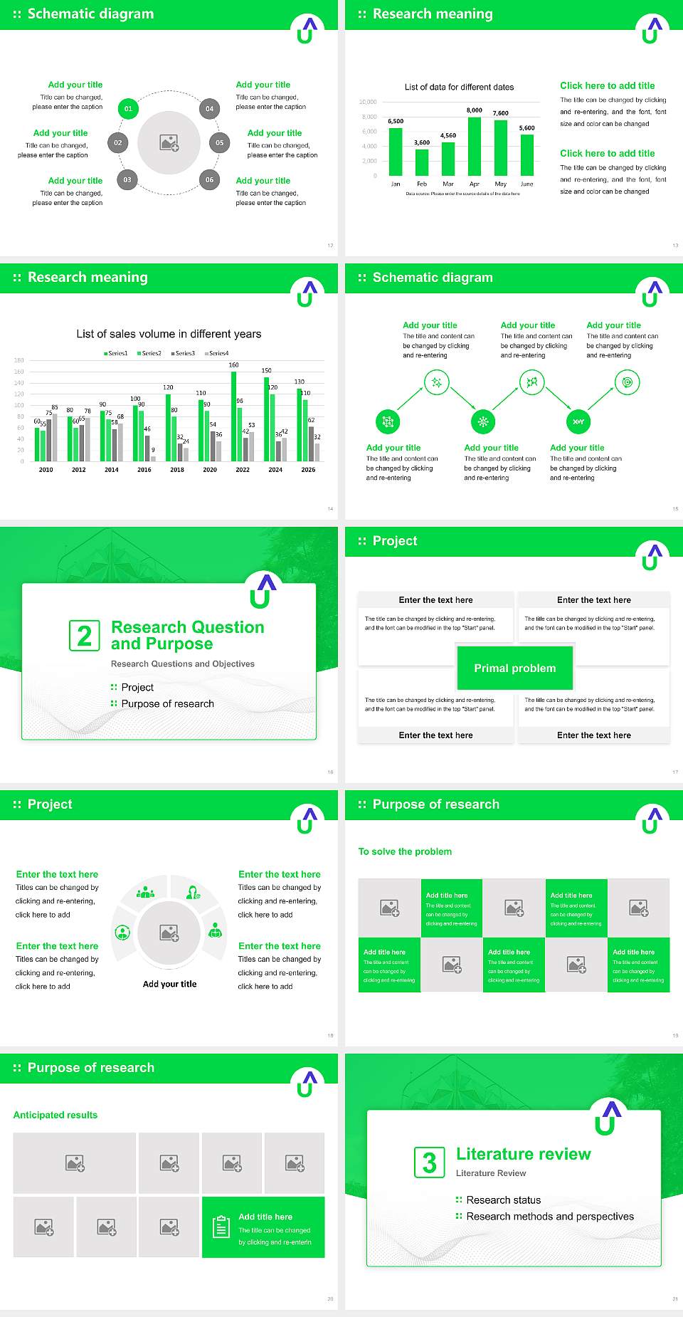 Atria University Graduation Thesis Defense PPT Template4:3 ratio PPT effect preview image3
