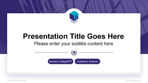 ATLAS SkillTech University National Scholarship Defense PPT Template