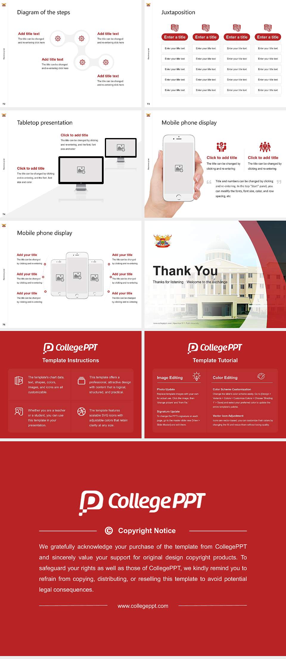 Ajeenkya D.Y. Patil University Competition/Entrepreneurship Contest PPT Template4:3 ratio PPT effect preview image9