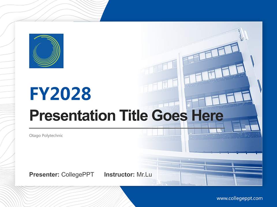 Otago Polytechnic Academic Presentation/Research Findings Report PPT Template4:3 ratio PPT effect preview image5